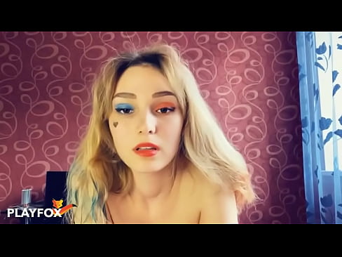 ❤️ Magic foju otito gilaasi fun mi ibalopo pẹlu Harley Quinn ☑ Iwa onihoho furo